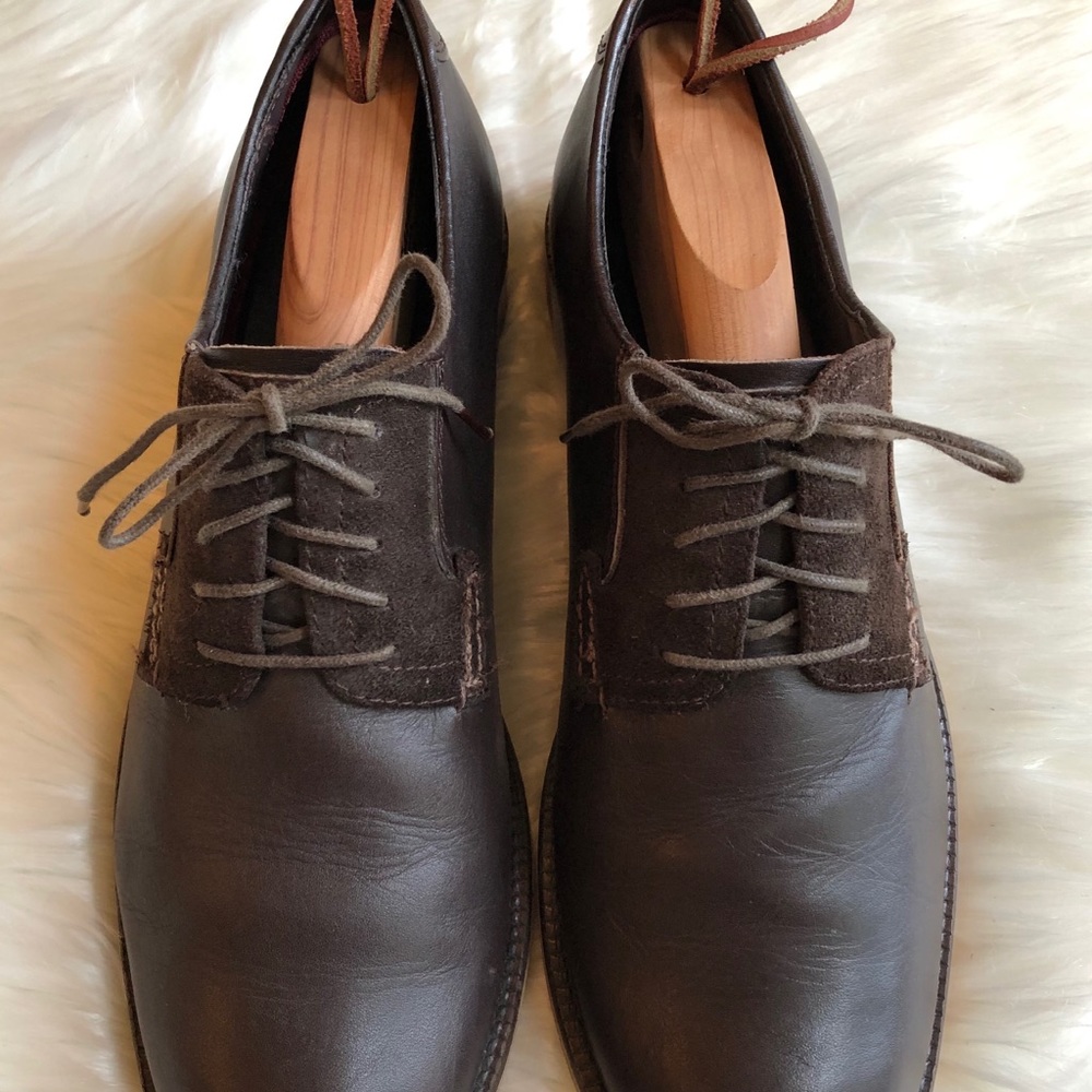Ben Sherman Dark Brown Leather Oxfords 8 - Picture 8 of 13
